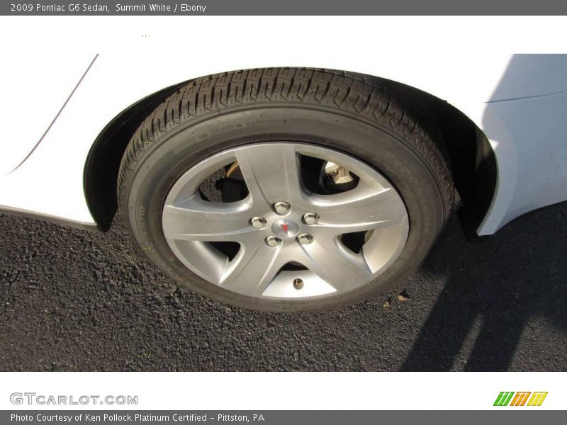 Summit White / Ebony 2009 Pontiac G6 Sedan