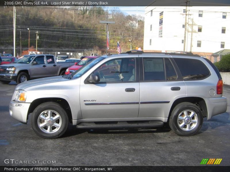 Liquid Silver Metallic / Ebony Black 2006 GMC Envoy SLE 4x4