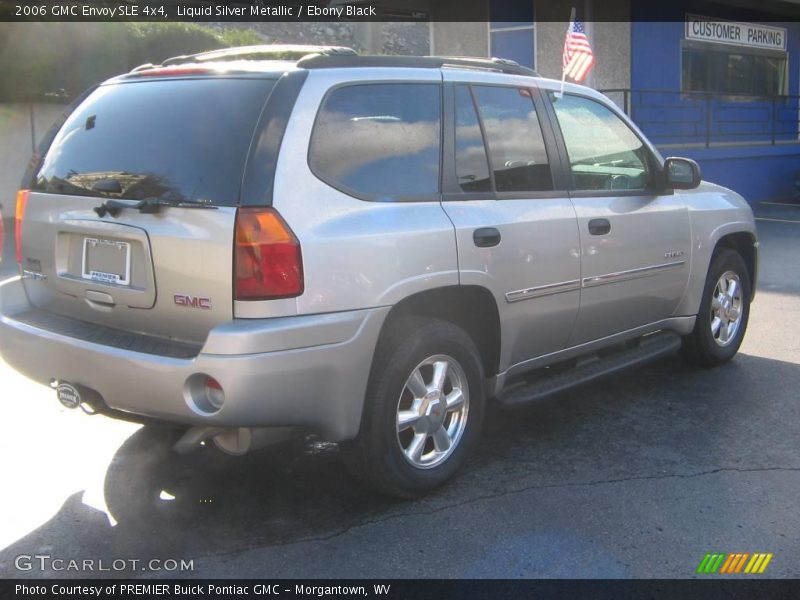 Liquid Silver Metallic / Ebony Black 2006 GMC Envoy SLE 4x4