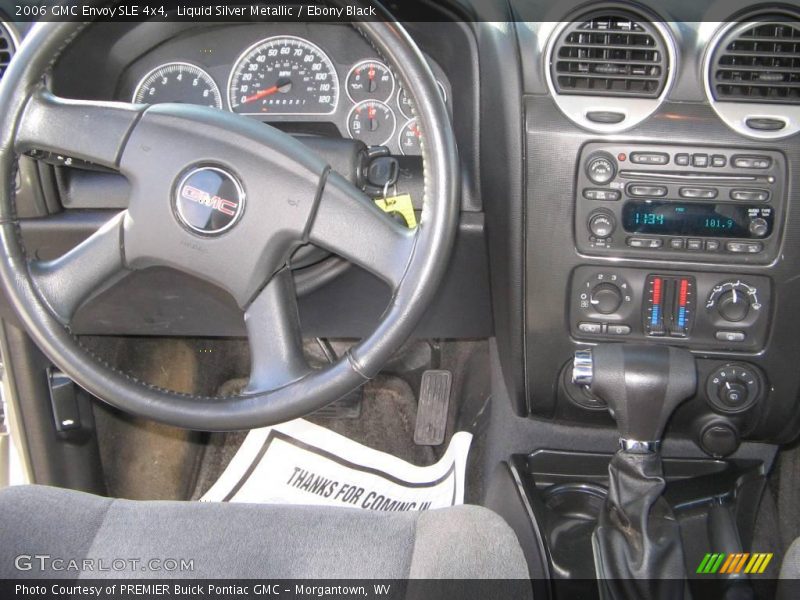 Liquid Silver Metallic / Ebony Black 2006 GMC Envoy SLE 4x4