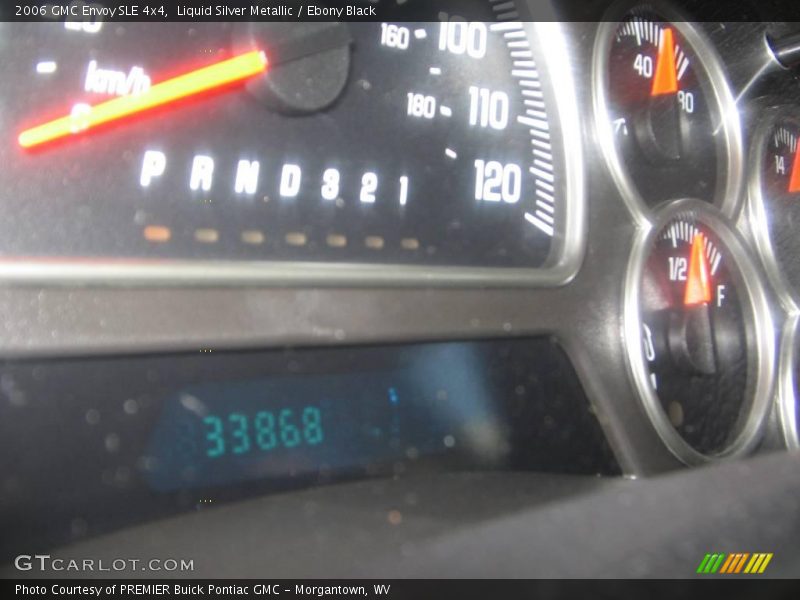 Liquid Silver Metallic / Ebony Black 2006 GMC Envoy SLE 4x4