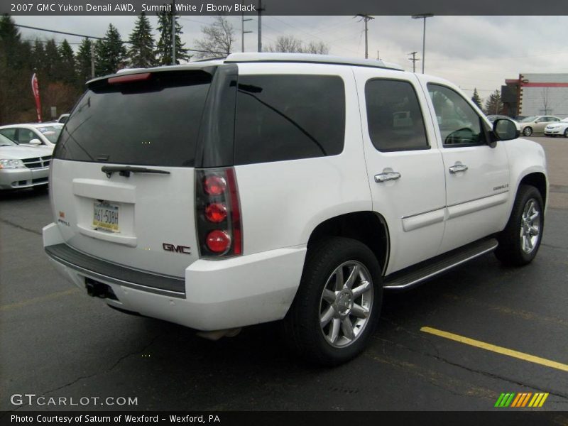 Summit White / Ebony Black 2007 GMC Yukon Denali AWD