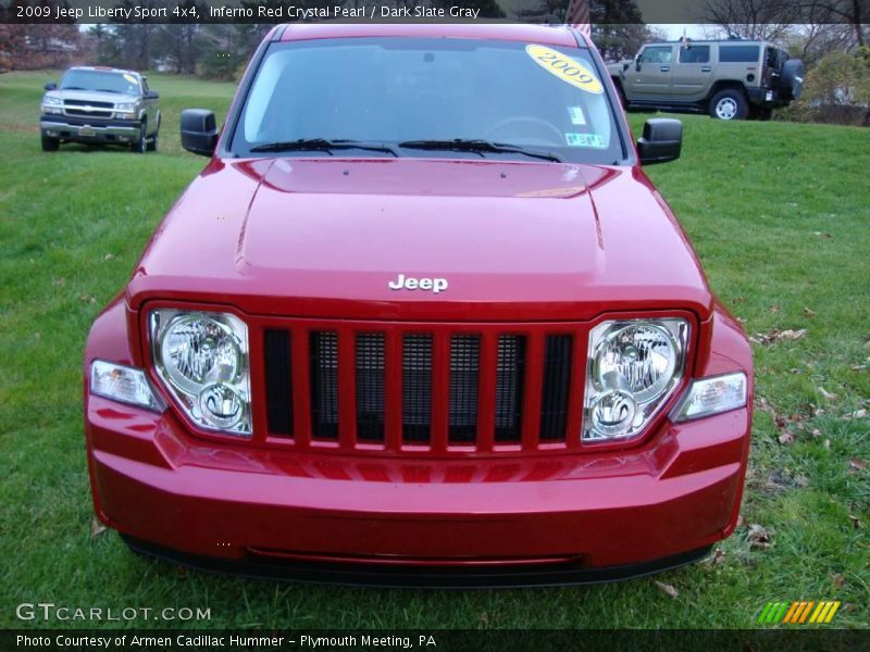 Inferno Red Crystal Pearl / Dark Slate Gray 2009 Jeep Liberty Sport 4x4