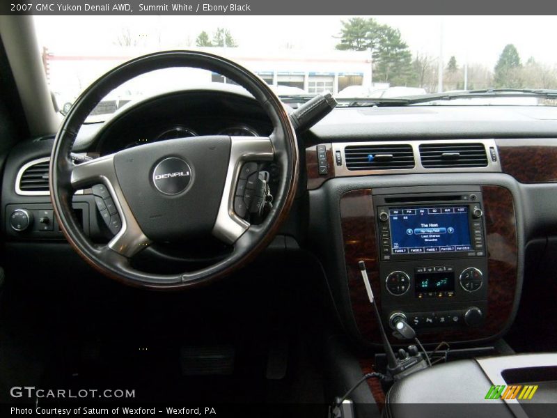 Summit White / Ebony Black 2007 GMC Yukon Denali AWD