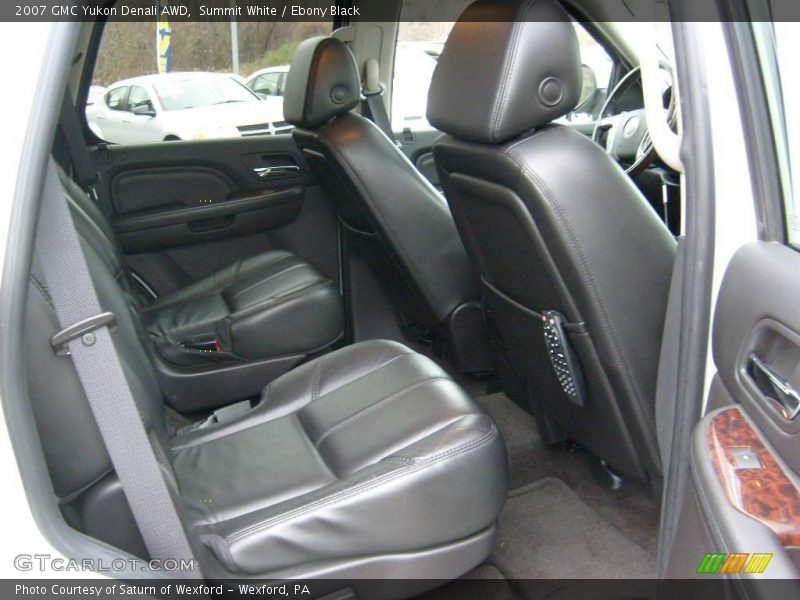 Summit White / Ebony Black 2007 GMC Yukon Denali AWD
