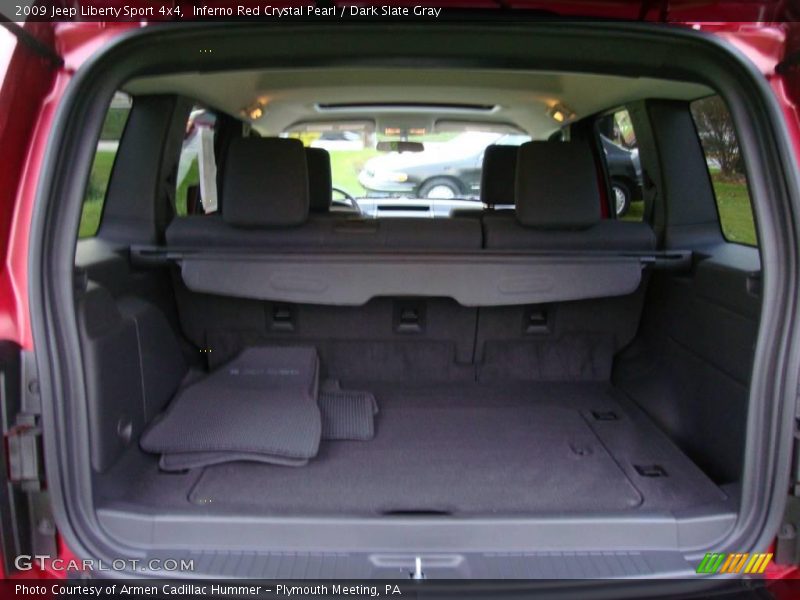 Inferno Red Crystal Pearl / Dark Slate Gray 2009 Jeep Liberty Sport 4x4