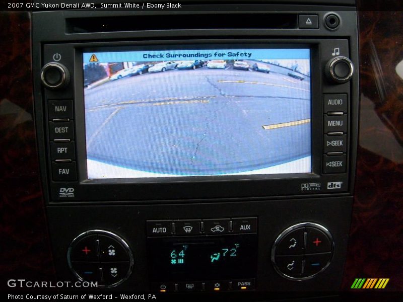 Summit White / Ebony Black 2007 GMC Yukon Denali AWD