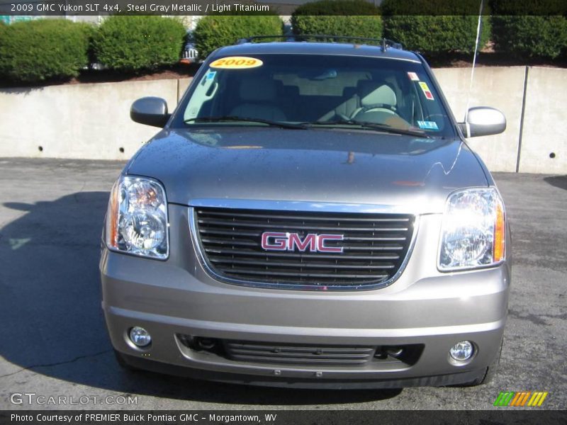 Steel Gray Metallic / Light Titanium 2009 GMC Yukon SLT 4x4