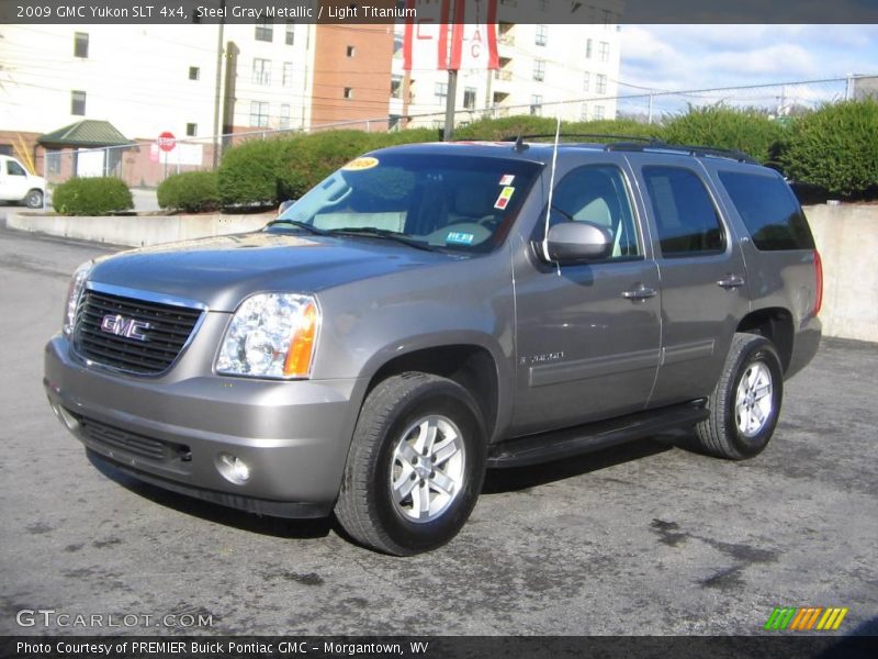 Steel Gray Metallic / Light Titanium 2009 GMC Yukon SLT 4x4