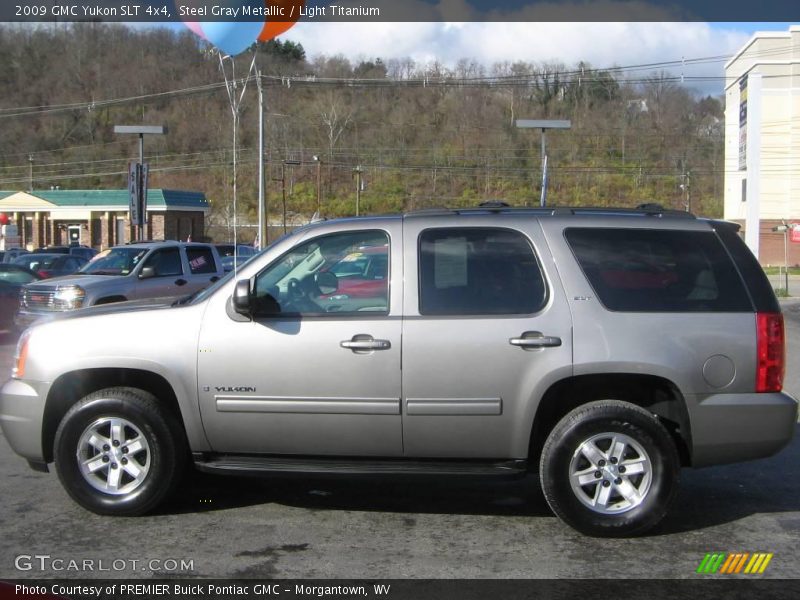 Steel Gray Metallic / Light Titanium 2009 GMC Yukon SLT 4x4