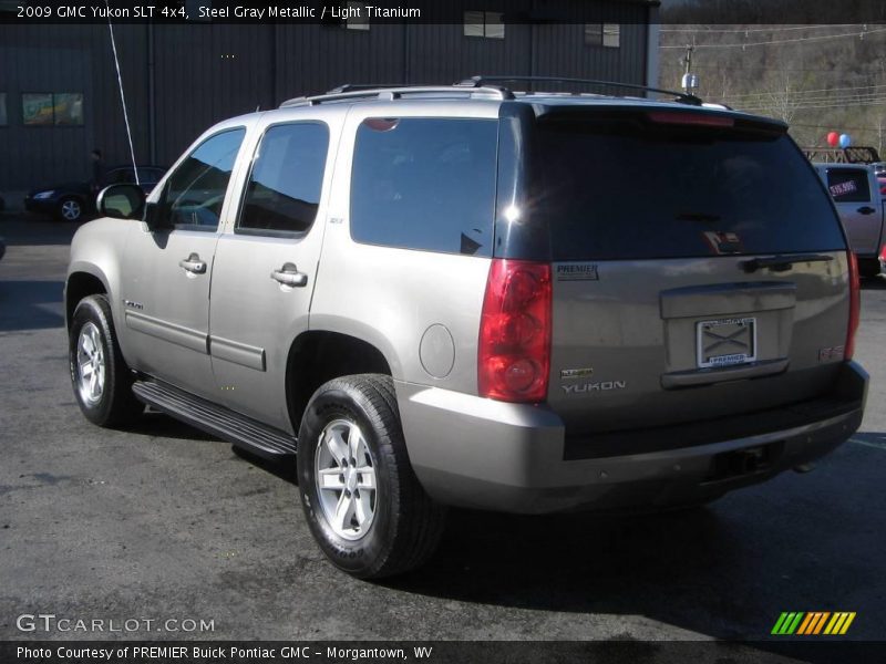 Steel Gray Metallic / Light Titanium 2009 GMC Yukon SLT 4x4