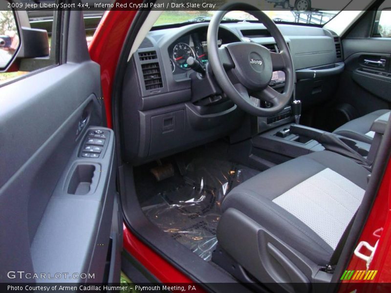 Inferno Red Crystal Pearl / Dark Slate Gray 2009 Jeep Liberty Sport 4x4