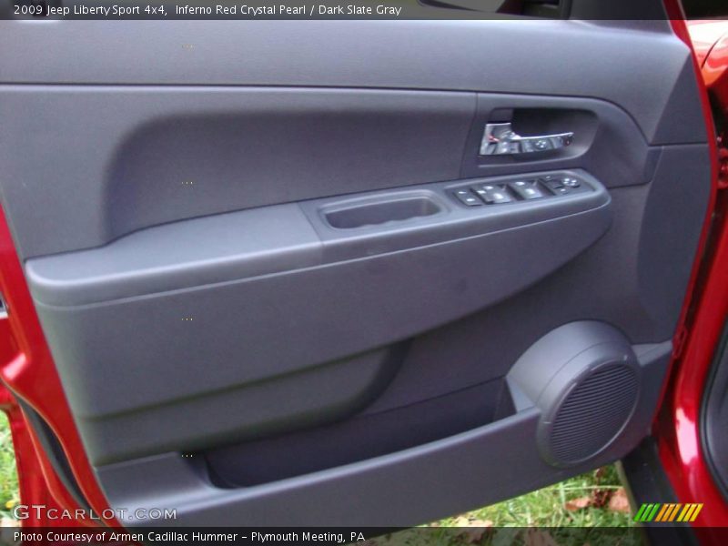 Inferno Red Crystal Pearl / Dark Slate Gray 2009 Jeep Liberty Sport 4x4