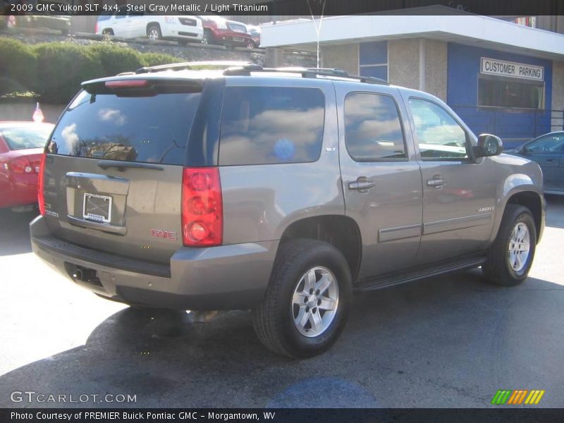 Steel Gray Metallic / Light Titanium 2009 GMC Yukon SLT 4x4