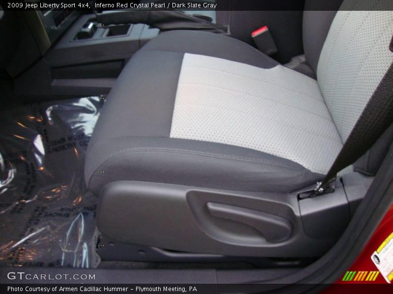 Inferno Red Crystal Pearl / Dark Slate Gray 2009 Jeep Liberty Sport 4x4