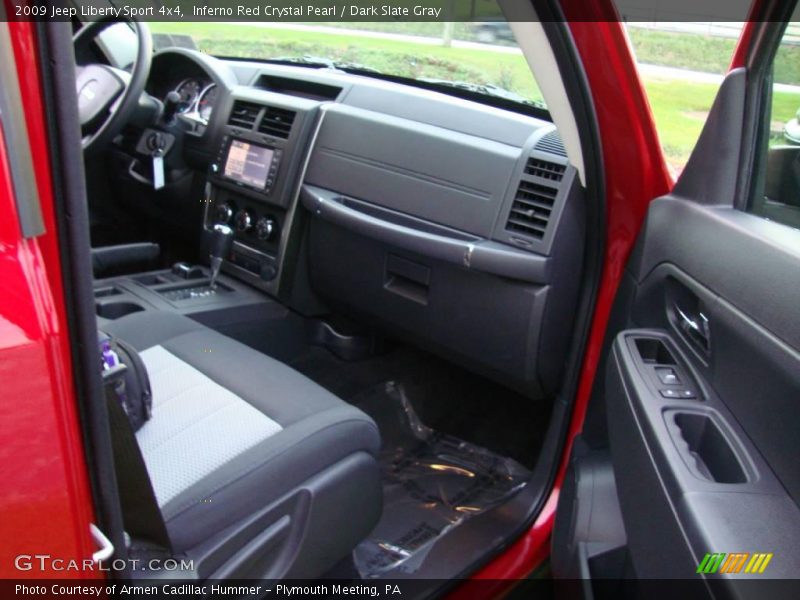 Inferno Red Crystal Pearl / Dark Slate Gray 2009 Jeep Liberty Sport 4x4