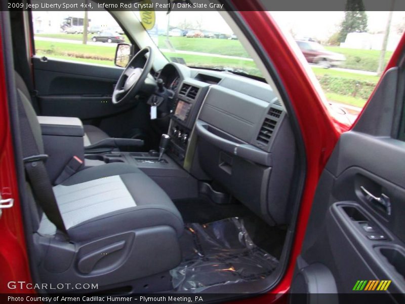 Inferno Red Crystal Pearl / Dark Slate Gray 2009 Jeep Liberty Sport 4x4