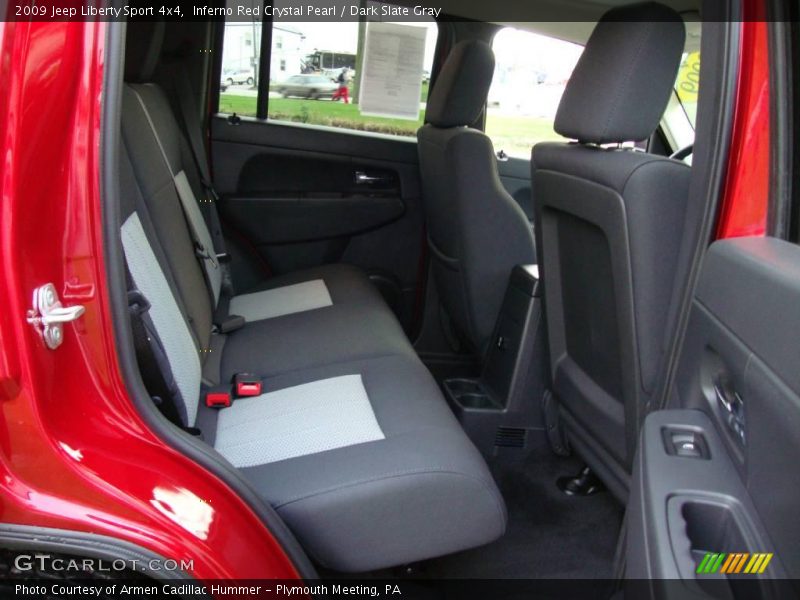 Inferno Red Crystal Pearl / Dark Slate Gray 2009 Jeep Liberty Sport 4x4
