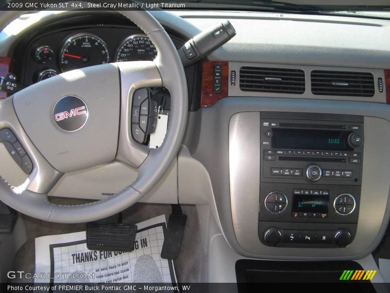 Steel Gray Metallic / Light Titanium 2009 GMC Yukon SLT 4x4