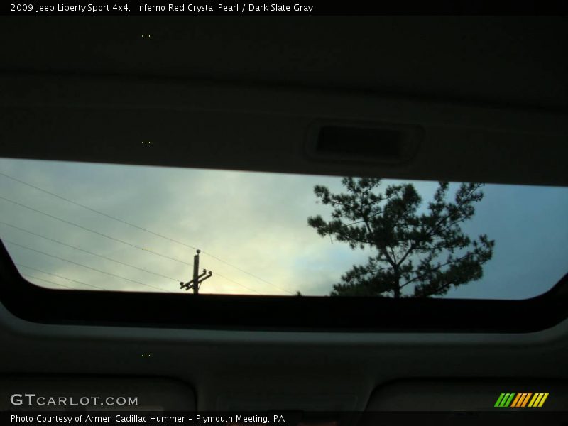 Inferno Red Crystal Pearl / Dark Slate Gray 2009 Jeep Liberty Sport 4x4
