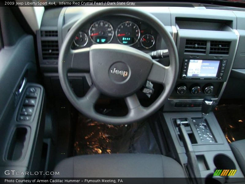 Inferno Red Crystal Pearl / Dark Slate Gray 2009 Jeep Liberty Sport 4x4