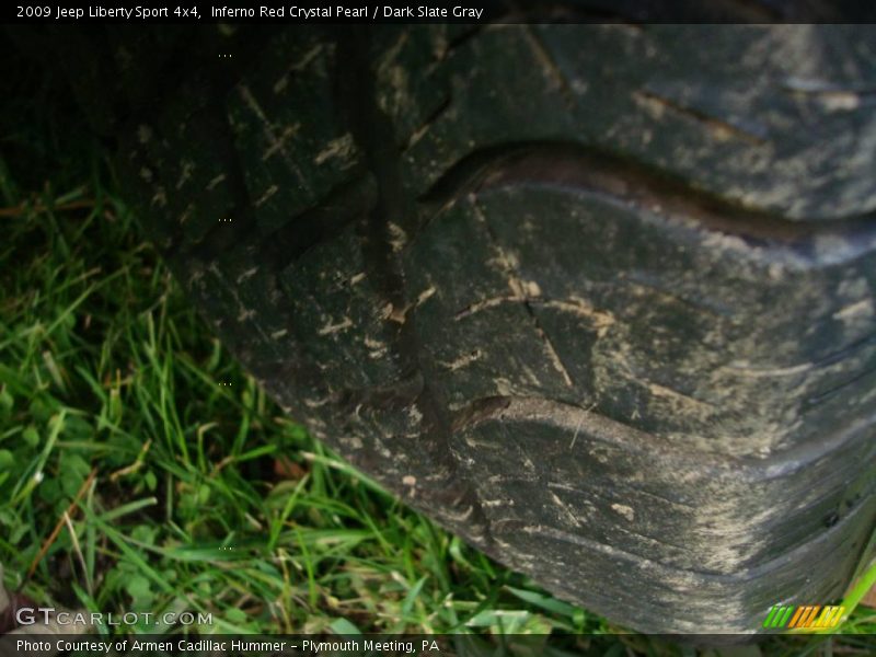 Inferno Red Crystal Pearl / Dark Slate Gray 2009 Jeep Liberty Sport 4x4
