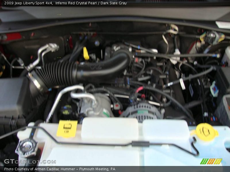 Inferno Red Crystal Pearl / Dark Slate Gray 2009 Jeep Liberty Sport 4x4