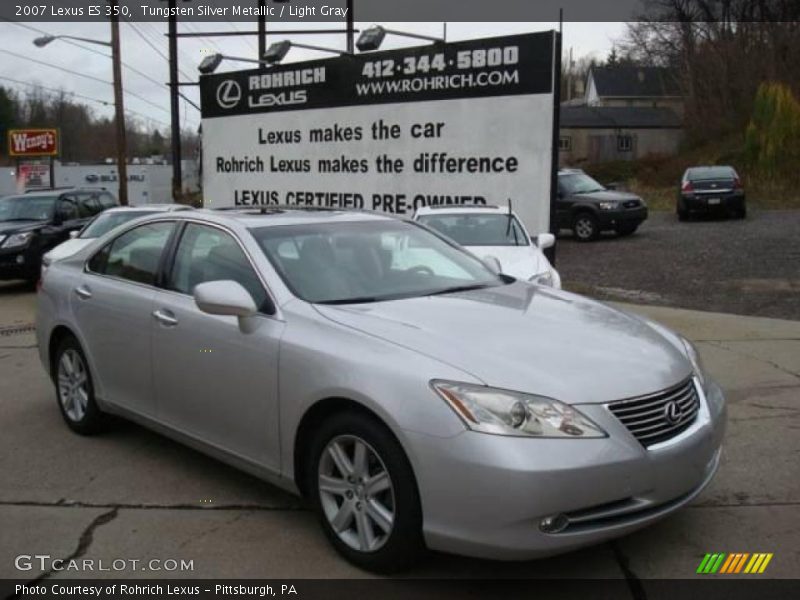 Tungsten Silver Metallic / Light Gray 2007 Lexus ES 350