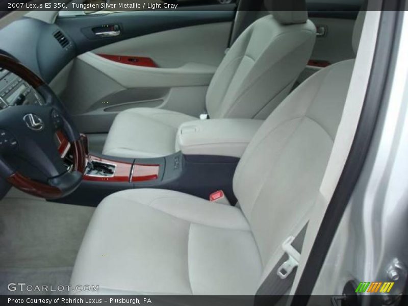 Tungsten Silver Metallic / Light Gray 2007 Lexus ES 350
