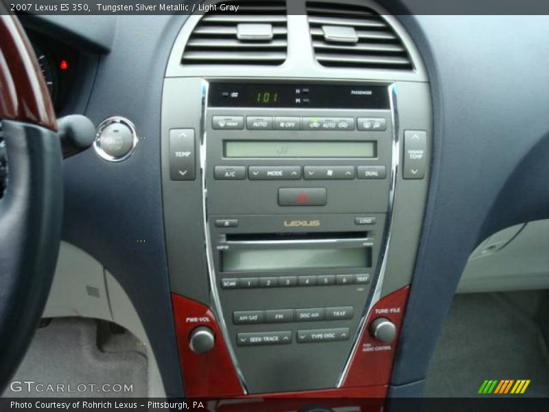 Tungsten Silver Metallic / Light Gray 2007 Lexus ES 350