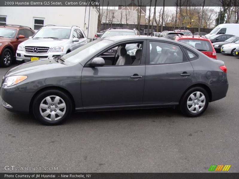 Carbon Gray / Gray 2009 Hyundai Elantra GLS Sedan