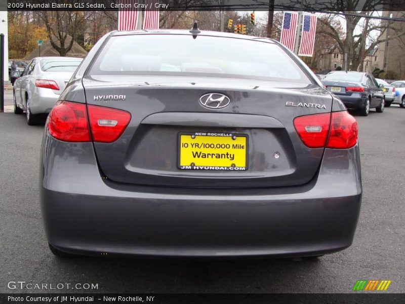 Carbon Gray / Gray 2009 Hyundai Elantra GLS Sedan