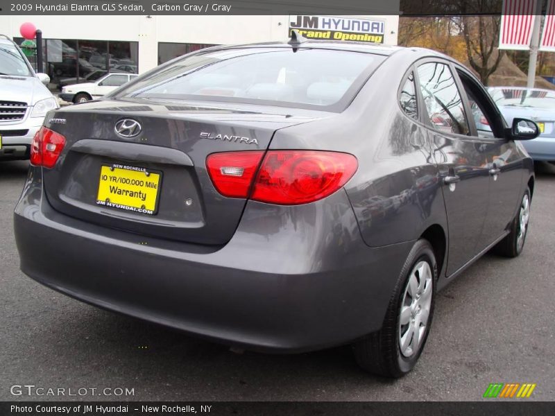Carbon Gray / Gray 2009 Hyundai Elantra GLS Sedan