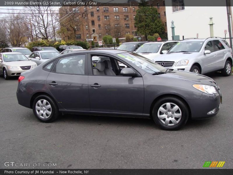 Carbon Gray / Gray 2009 Hyundai Elantra GLS Sedan