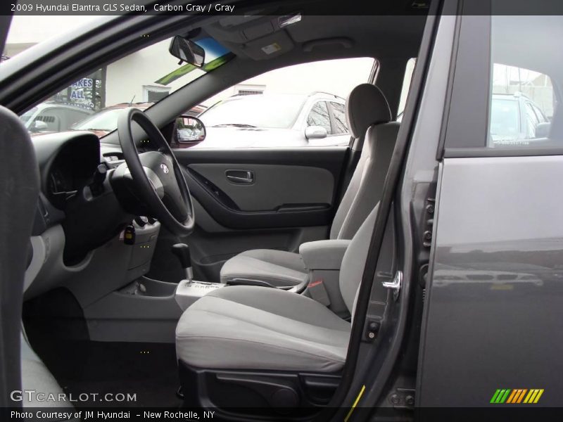 Carbon Gray / Gray 2009 Hyundai Elantra GLS Sedan