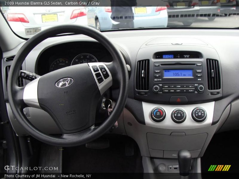 Carbon Gray / Gray 2009 Hyundai Elantra GLS Sedan