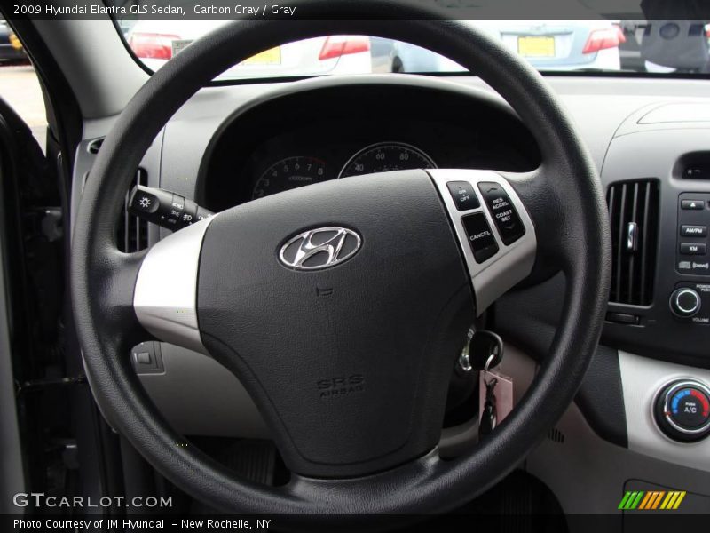 Carbon Gray / Gray 2009 Hyundai Elantra GLS Sedan