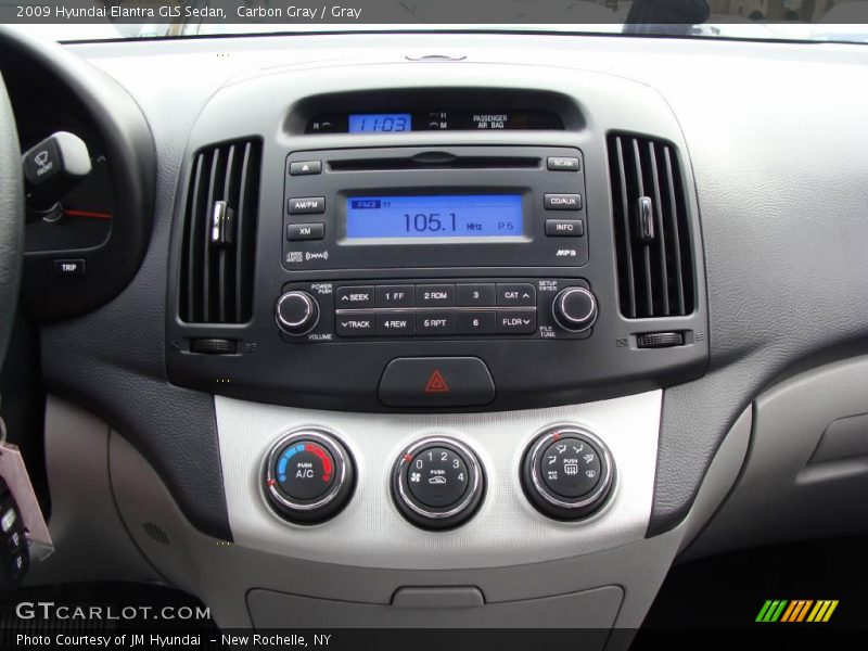 Carbon Gray / Gray 2009 Hyundai Elantra GLS Sedan