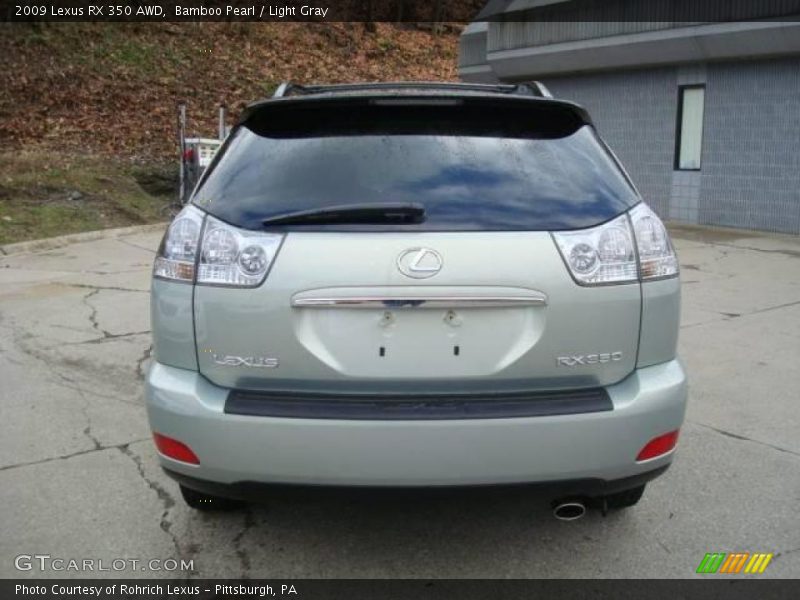 Bamboo Pearl / Light Gray 2009 Lexus RX 350 AWD