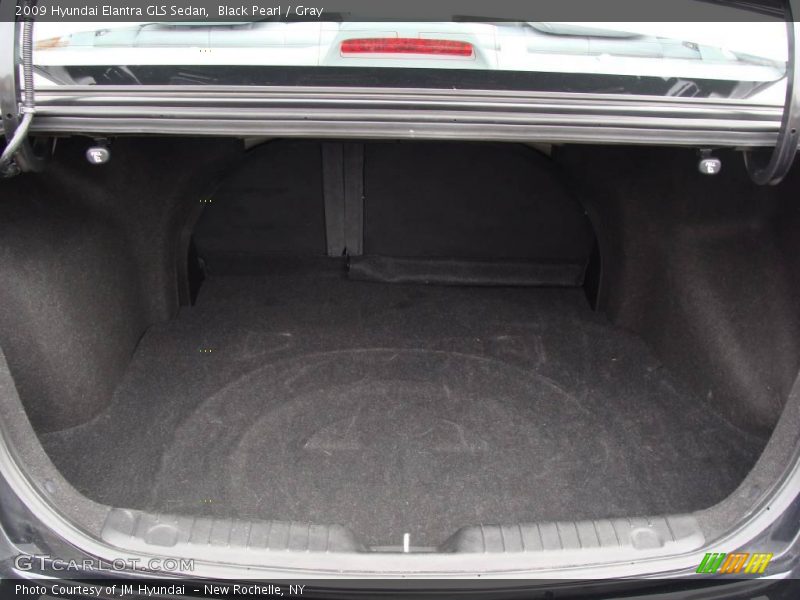 Black Pearl / Gray 2009 Hyundai Elantra GLS Sedan