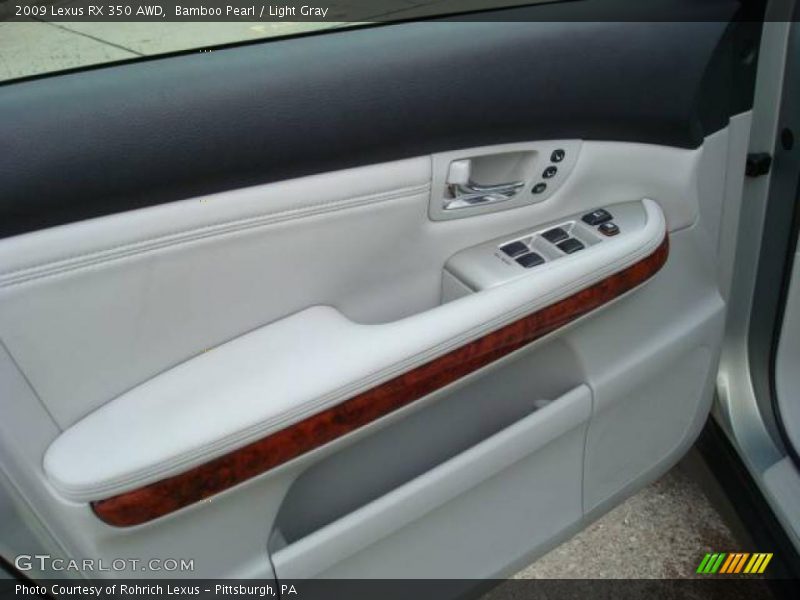 Bamboo Pearl / Light Gray 2009 Lexus RX 350 AWD