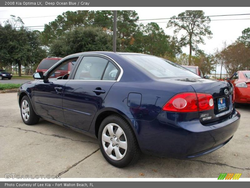 Deep Ocean Blue / Gray 2008 Kia Optima LX