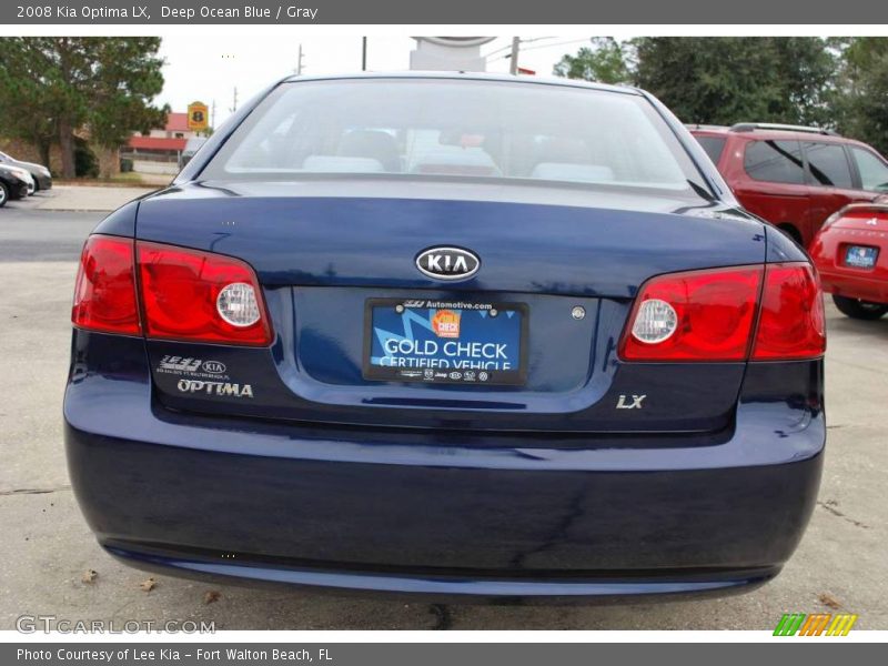 Deep Ocean Blue / Gray 2008 Kia Optima LX