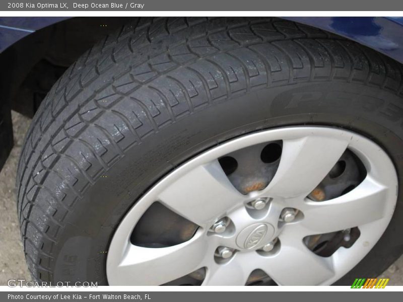 Deep Ocean Blue / Gray 2008 Kia Optima LX
