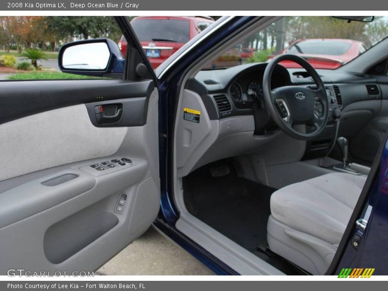 Deep Ocean Blue / Gray 2008 Kia Optima LX