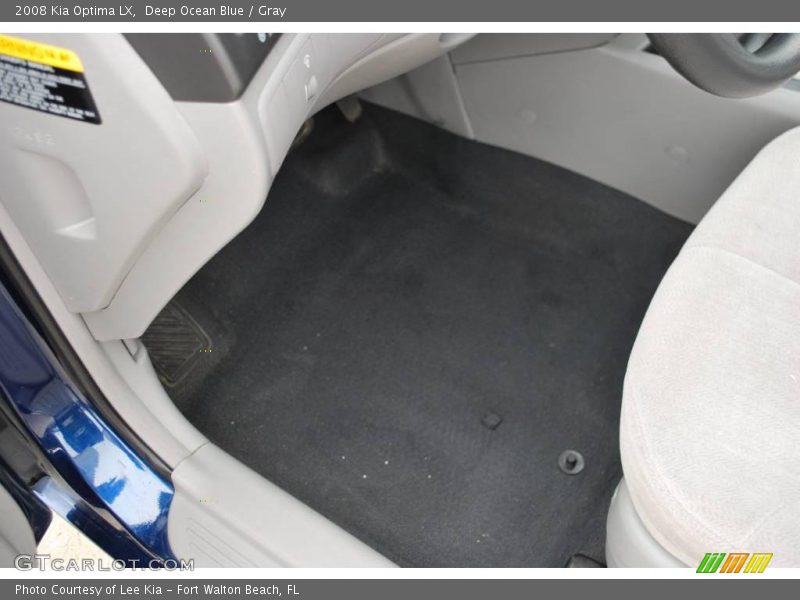 Deep Ocean Blue / Gray 2008 Kia Optima LX