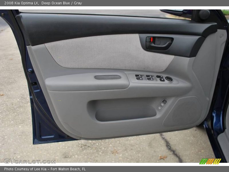 Deep Ocean Blue / Gray 2008 Kia Optima LX