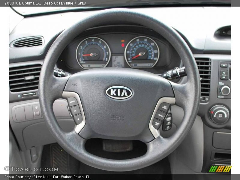 Deep Ocean Blue / Gray 2008 Kia Optima LX