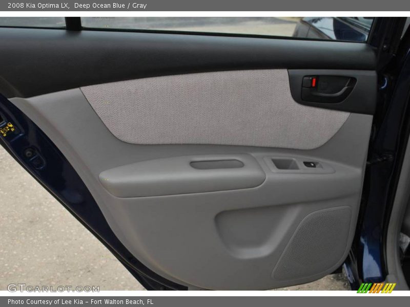 Deep Ocean Blue / Gray 2008 Kia Optima LX