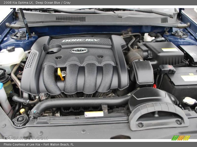 Deep Ocean Blue / Gray 2008 Kia Optima LX